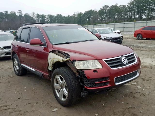 WVGZM77LX5D021454 - 2005 VOLKSWAGEN TOUAREG 4. MAROON photo 1