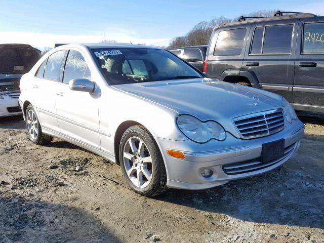 WDBRF92HX7F916798 - 2007 MERCEDES-BENZ C 280 4MAT SILVER photo 1