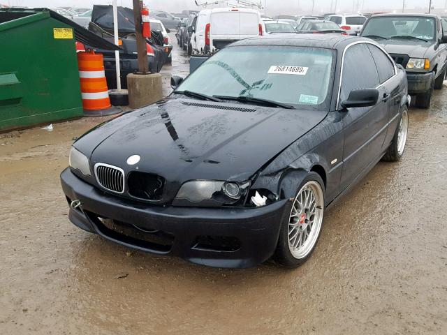 WBABN33402PG57501 - 2002 BMW 325 CI BLACK photo 2