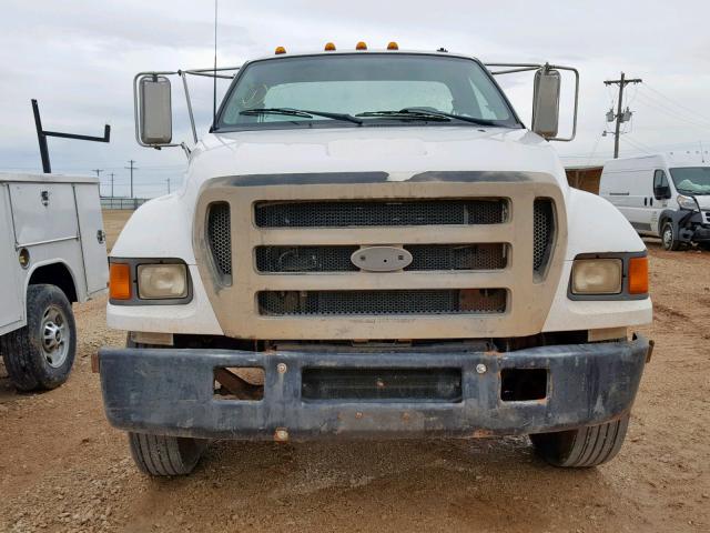 3FRNF65915V120471 - 2005 FORD F650 SUPER WHITE photo 9