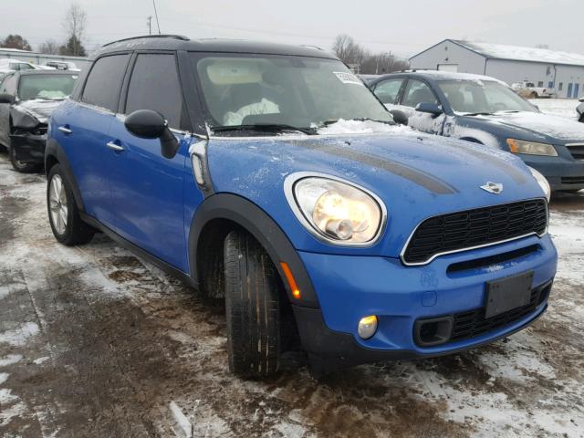 WMWZC5C50EWP39874 - 2014 MINI COOPER S C BLUE photo 1