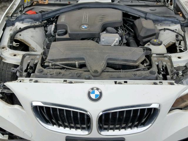 WBA1G9C54GVX97150 - 2016 BMW 228 XI WHITE photo 7