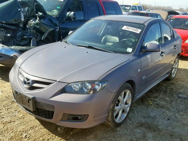 JM1BK323681115364 - 2008 MAZDA 3 S GRAY photo 2