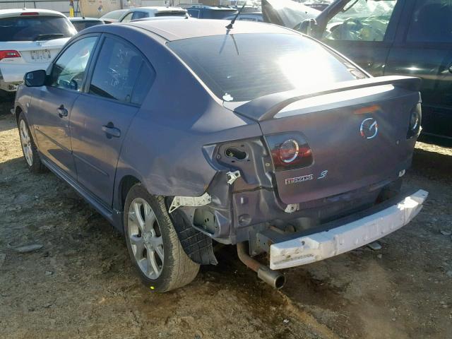 JM1BK323681115364 - 2008 MAZDA 3 S GRAY photo 3