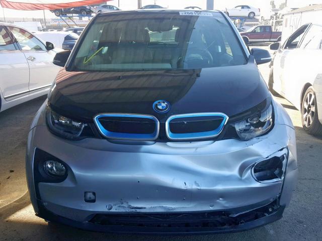 WBY1Z4C57GV508017 - 2016 BMW I3 REX SILVER photo 9