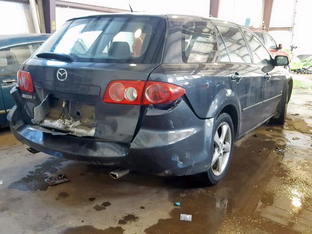 1YVFP82D655M01674 - 2005 MAZDA 6 S GRAY photo 4