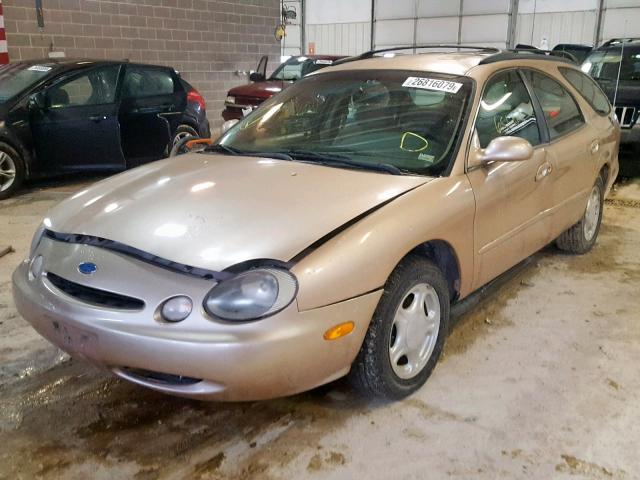 1FALP57U2TG146707 - 1996 FORD TAURUS GL TAN photo 2