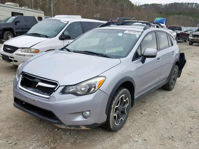 JF2GPAGC8E8211568 - 2014 SUBARU XV CROSSTR BLUE photo 2