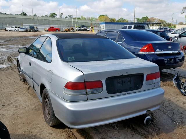 1HGEJ6124YL094658 - 2000 HONDA CIVIC DX SILVER photo 3