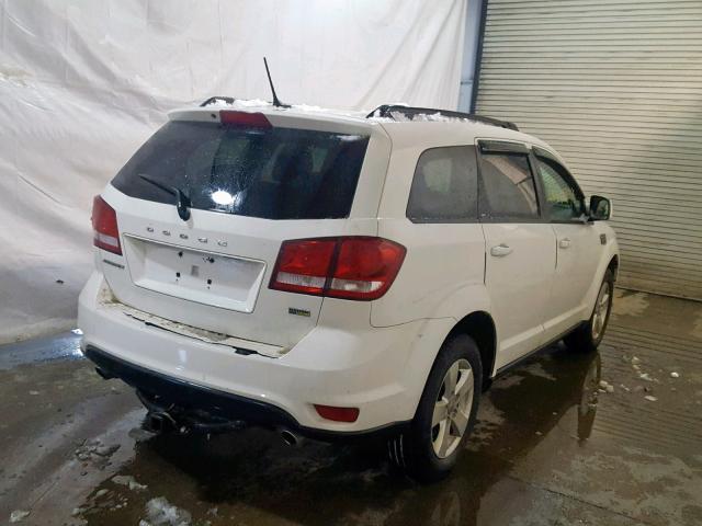 3D4PG1FG7BT544248 - 2011 DODGE JOURNEY MA WHITE photo 4