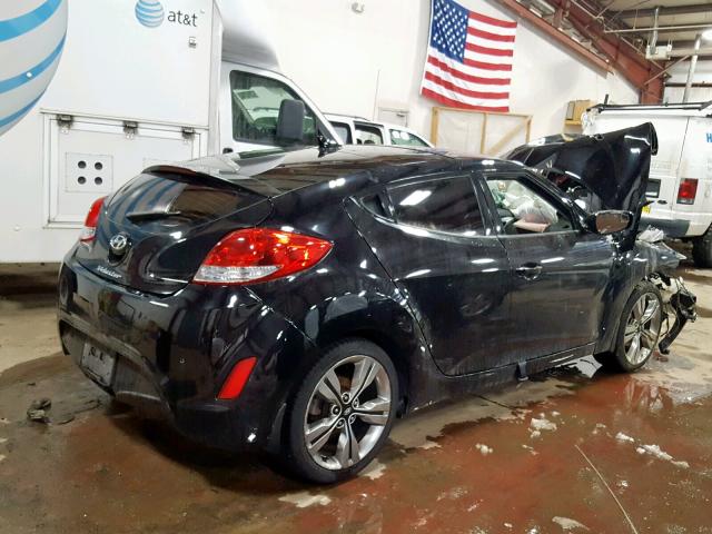 KMHTC6AD4CU030247 - 2012 HYUNDAI VELOSTER B BLACK photo 4