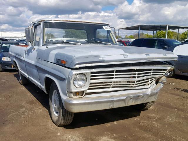 F10GRG97921 - 1970 FORD F100 SILVER photo 1