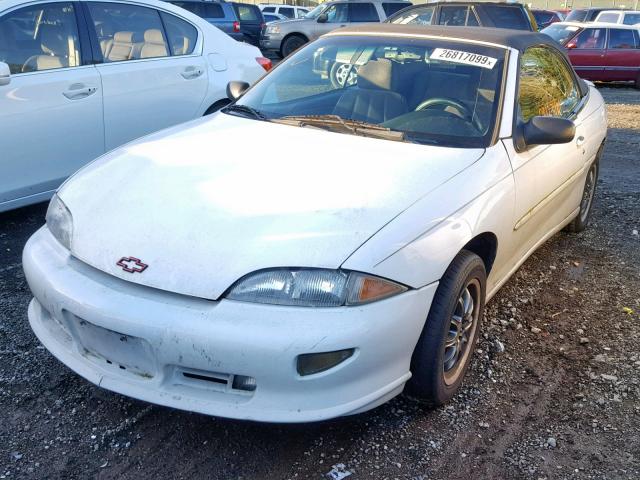 4G1JF32T0XB902987 - 1999 CHEVROLET CAVALIER Z WHITE photo 2