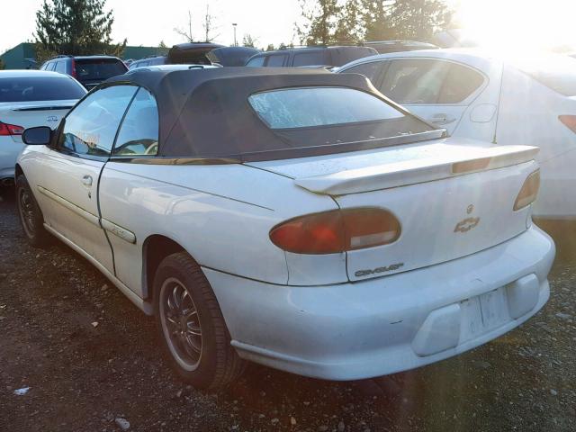 4G1JF32T0XB902987 - 1999 CHEVROLET CAVALIER Z WHITE photo 3