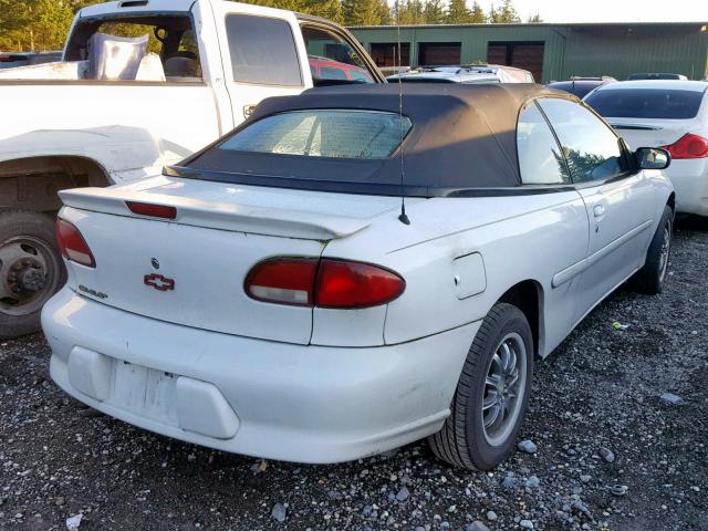 4G1JF32T0XB902987 - 1999 CHEVROLET CAVALIER Z WHITE photo 4