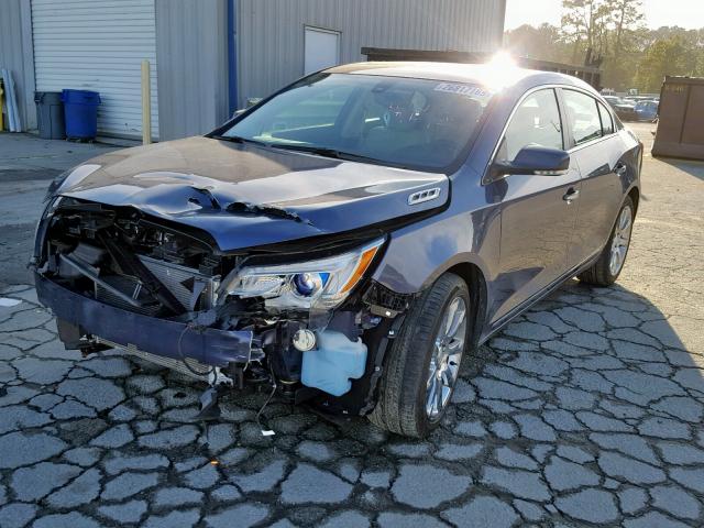 1G4GD5G32EF140549 - 2014 BUICK LACROSSE P BLUE photo 2