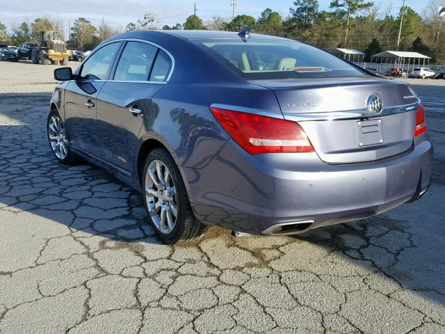 1G4GD5G32EF140549 - 2014 BUICK LACROSSE P BLUE photo 3