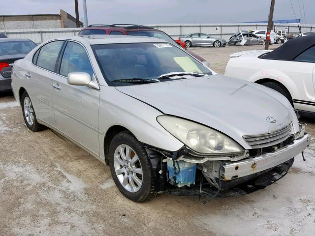 JTHBF30GX30141182 - 2003 LEXUS ES 300 SILVER photo 1