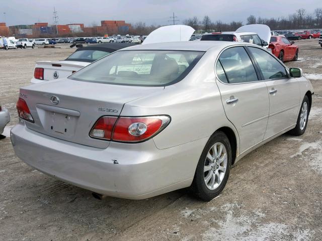 JTHBF30GX30141182 - 2003 LEXUS ES 300 SILVER photo 4