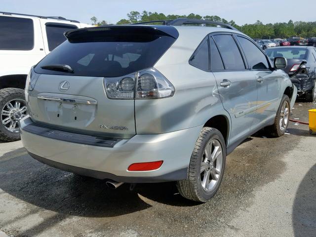 JTJGW31U572001964 - 2007 LEXUS RX 400H BEIGE photo 4