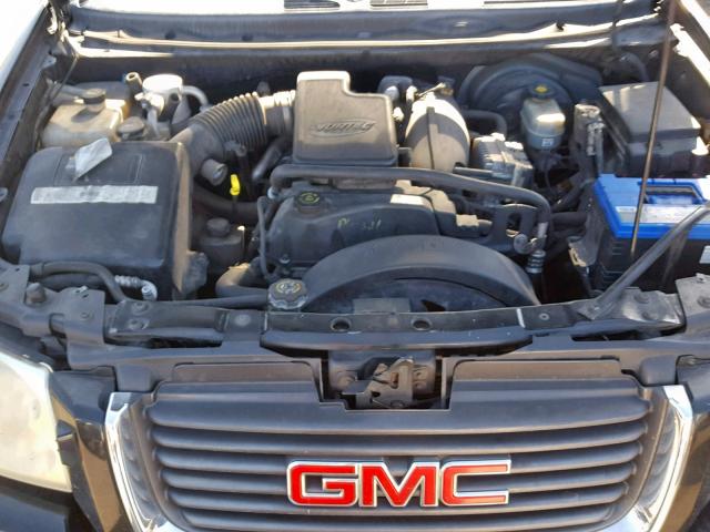 1GKDT13S522423115 - 2002 GMC ENVOY BLACK photo 7