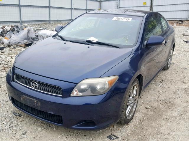 JTKDE177560084510 - 2006 TOYOTA SCION TC BLUE photo 2