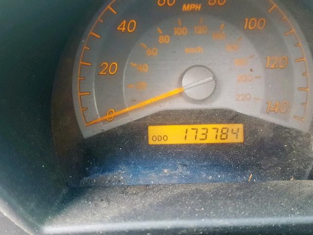 JTKDE177560084510 - 2006 TOYOTA SCION TC BLUE photo 8