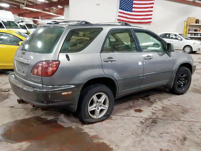 JT6HF10U5Y0102875 - 2000 LEXUS RX 300 GRAY photo 4