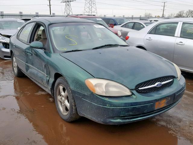 1FAFP55U1YG250855 - 2000 FORD TAURUS SES GREEN photo 1