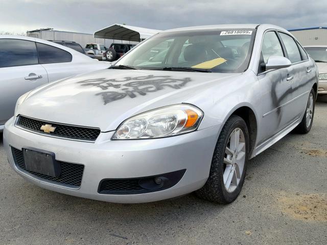 2G1WC5E34D1238096 - 2013 CHEVROLET IMPALA LTZ SILVER photo 2