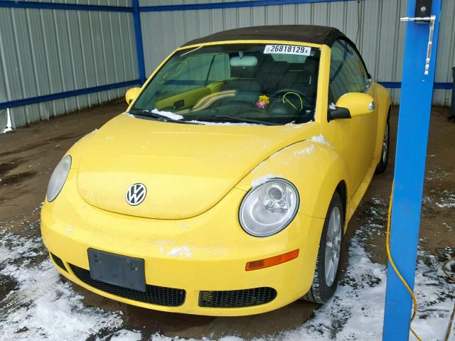 3VWPF31Y28M407469 - 2008 VOLKSWAGEN NEW BEETLE Sarı foto 2