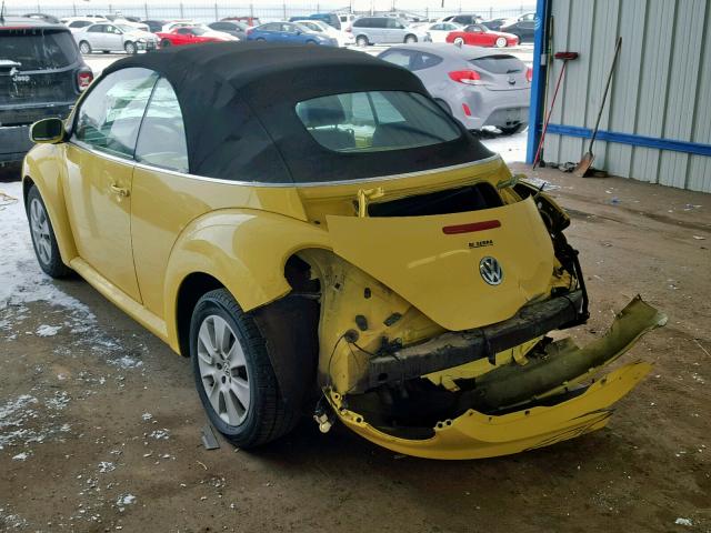 3VWPF31Y28M407469 - 2008 VOLKSWAGEN NEW BEETLE Sarı foto 3