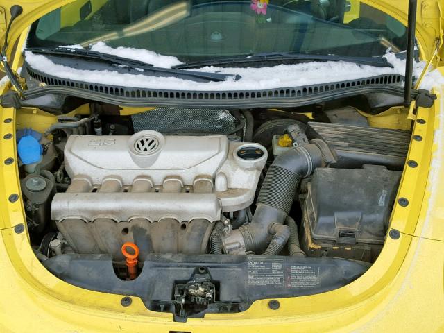 3VWPF31Y28M407469 - 2008 VOLKSWAGEN NEW BEETLE Sarı foto 7