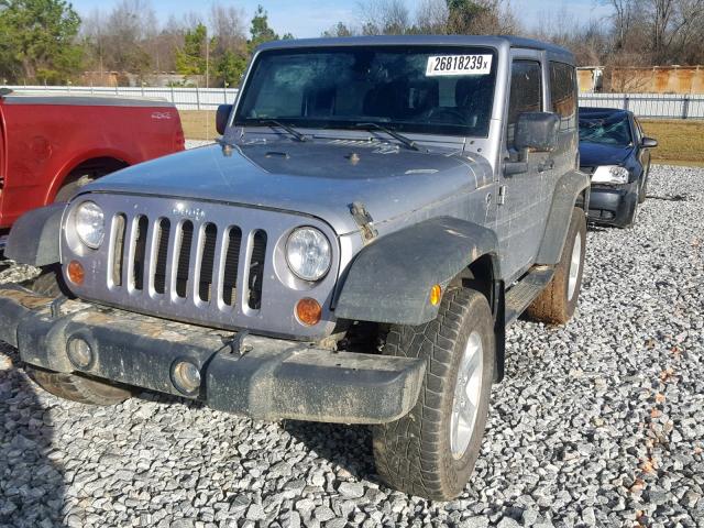 1C4AJWAG5DL706367 - 2013 JEEP WRANGLER S SILVER photo 9