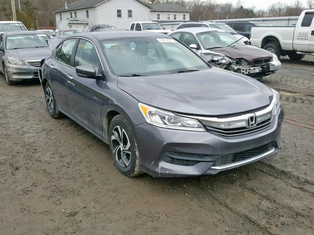 1HGCR2F31GA219815 - 2016 HONDA ACCORD LX GRAY photo 1