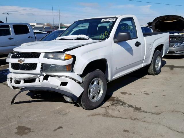 1GCCS149078204881 - 2007 CHEVROLET COLORADO WHITE photo 2