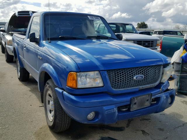 1FTYR10U71PB73699 - 2001 FORD RANGER BLUE photo 1