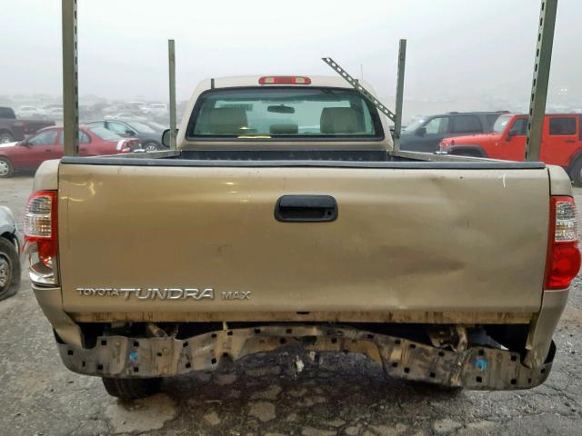 5TBJU32165S449339 - 2005 TOYOTA TUNDRA GOLD photo 6