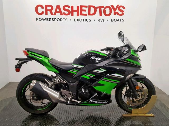 JKAEX8B15GDA25899 - 2016 KAWASAKI EX300 B GREEN photo 1