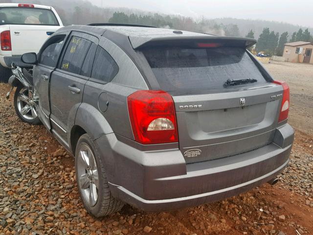 1B3CB8HB8BD268481 - 2011 DODGE CALIBER RU GRAY photo 3