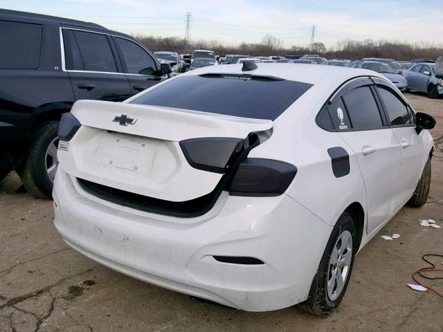 1G1BC5SM2J7120526 - 2018 CHEVROLET CRUZE LS WHITE photo 4