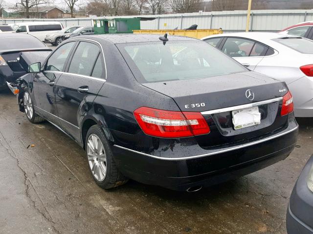 WDDHF8JB3DA698111 - 2013 MERCEDES-BENZ E 350 4MAT BLACK photo 3