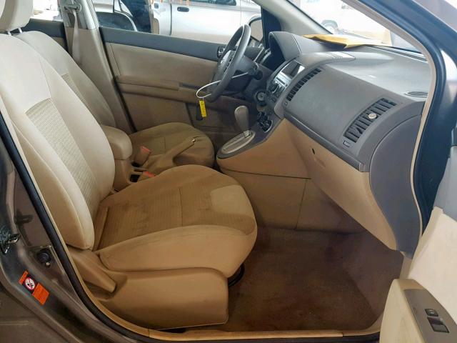 3N1AB61E48L702299 - 2008 NISSAN SENTRA 2.0 BROWN photo 5