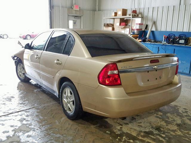 1G1ZT54805F190617 - 2005 CHEVROLET MALIBU LS GOLD photo 3