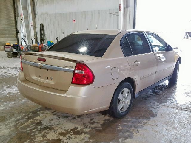 1G1ZT54805F190617 - 2005 CHEVROLET MALIBU LS GOLD photo 4