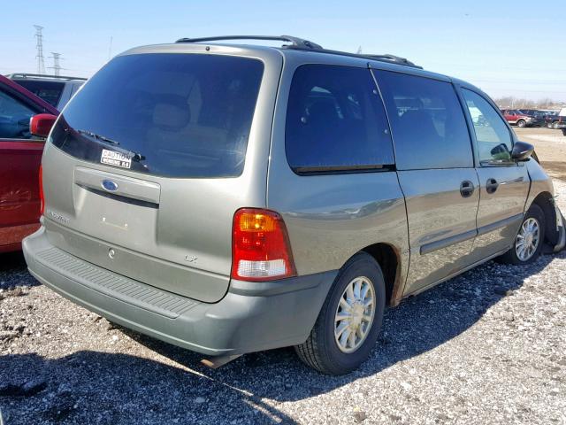 2FMZA51451BA30898 - 2001 FORD WINDSTAR L GREEN photo 4