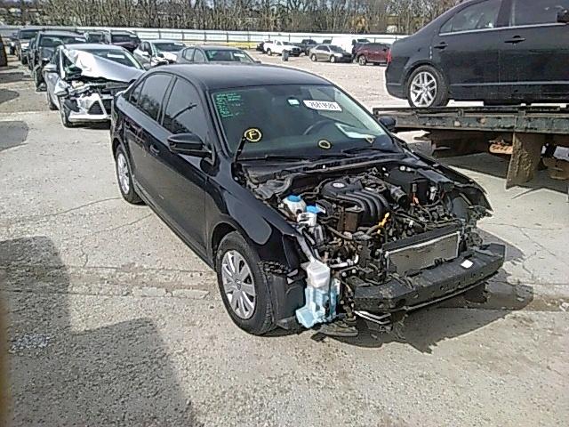 3VW2K7AJ9FM325560 - 2015 VOLKSWAGEN JETTA BASE BLACK photo 1