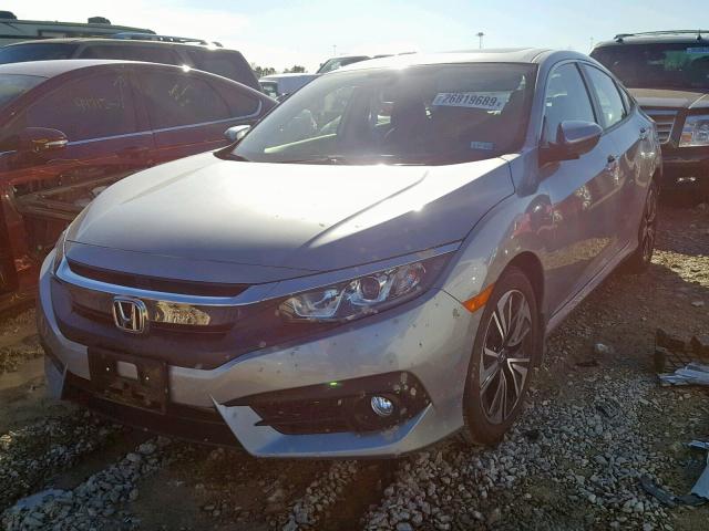 JHMFC1F74JX040228 - 2018 HONDA CIVIC EXL SILVER photo 2