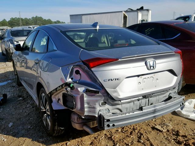 JHMFC1F74JX040228 - 2018 HONDA CIVIC EXL SILVER photo 3