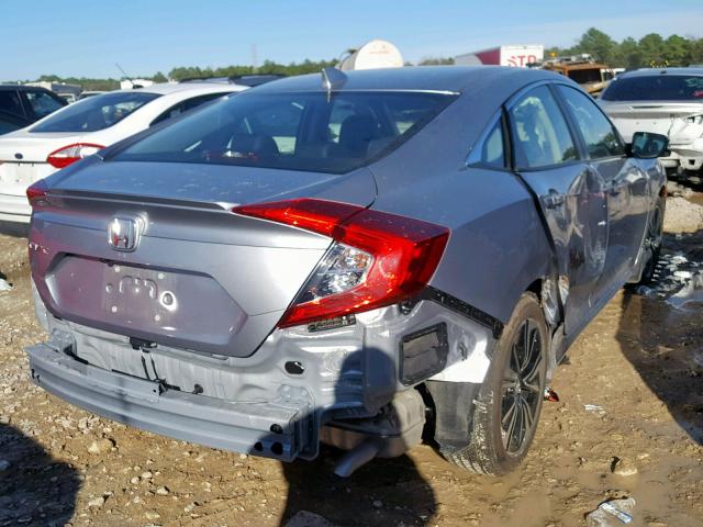 JHMFC1F74JX040228 - 2018 HONDA CIVIC EXL SILVER photo 4